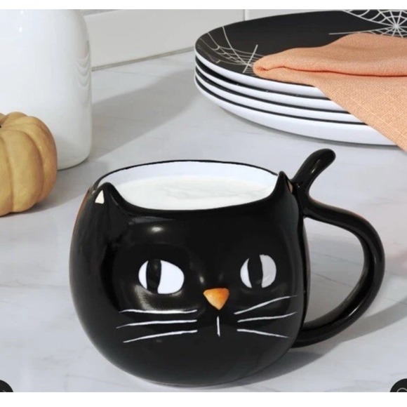 Target Hyde & Eek Black Cat‎ Coffee Mug Cocoa Halloween 2024 15.5 oz - Picture 3 of 3